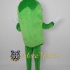 Green Eggplant Mascot Costume
