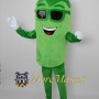 Green Eggplant Mascot Costume