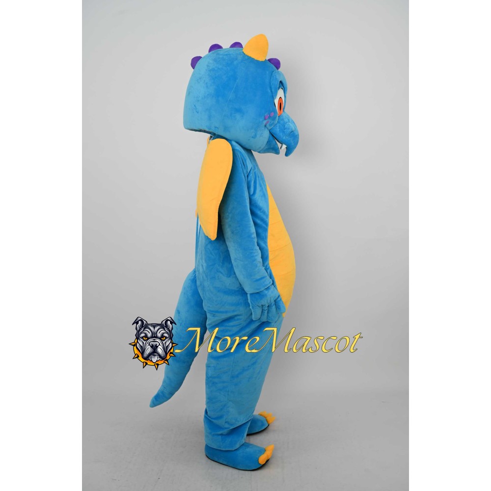 Blue Dragon Mascot Costume