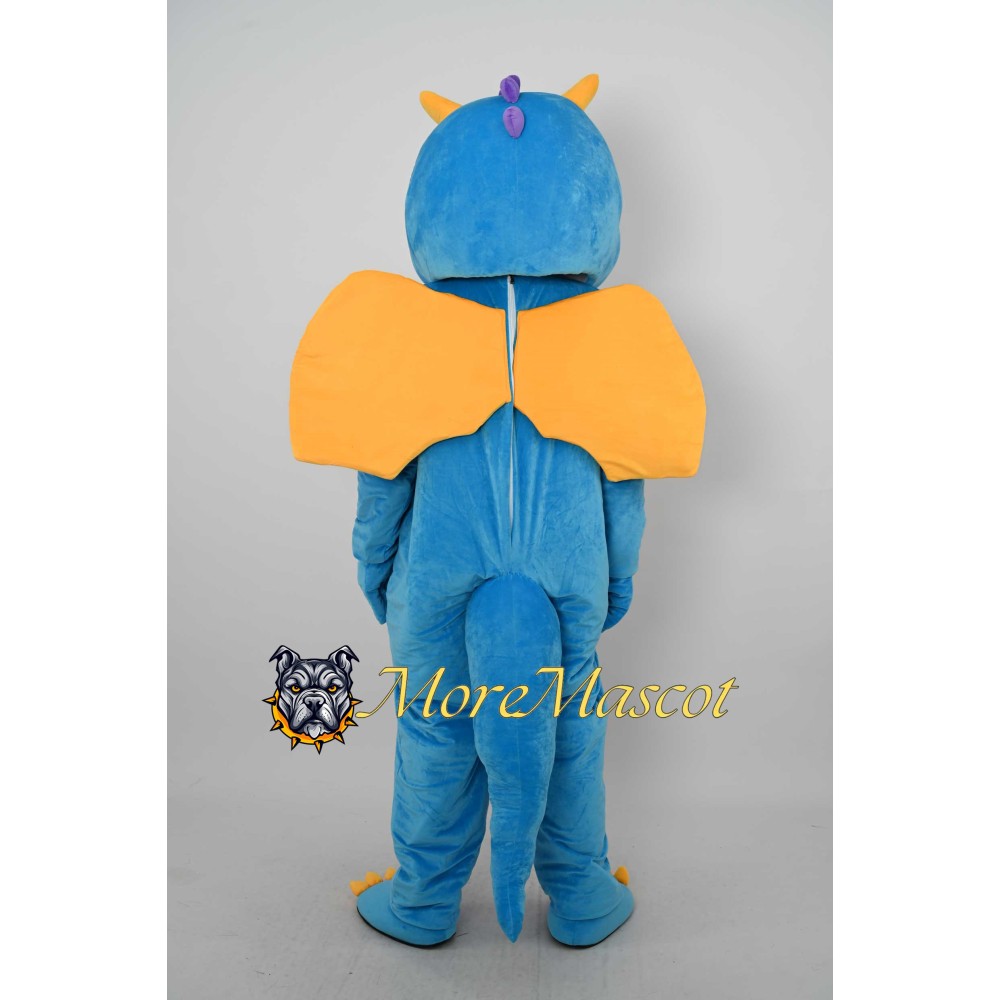 Blue Dragon Mascot Costume