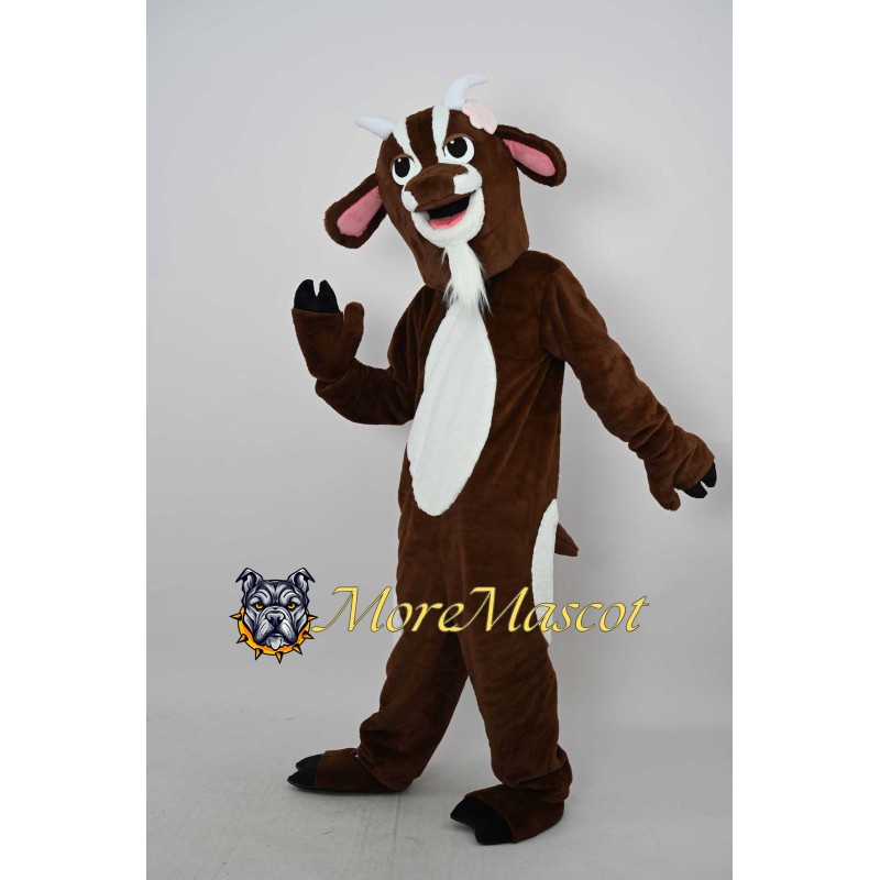 Brown Goat Mascot Costume