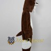 Brown Goat Mascot Costume