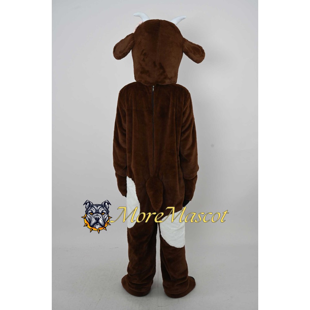 Brown Goat Mascot Costume
