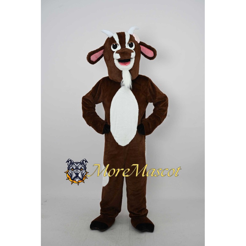 Brown Goat Mascot Costume