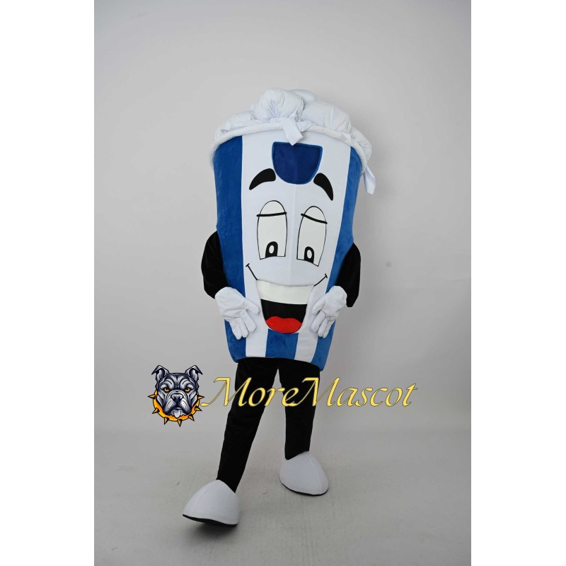 Happy Popcorn Mascot Costume