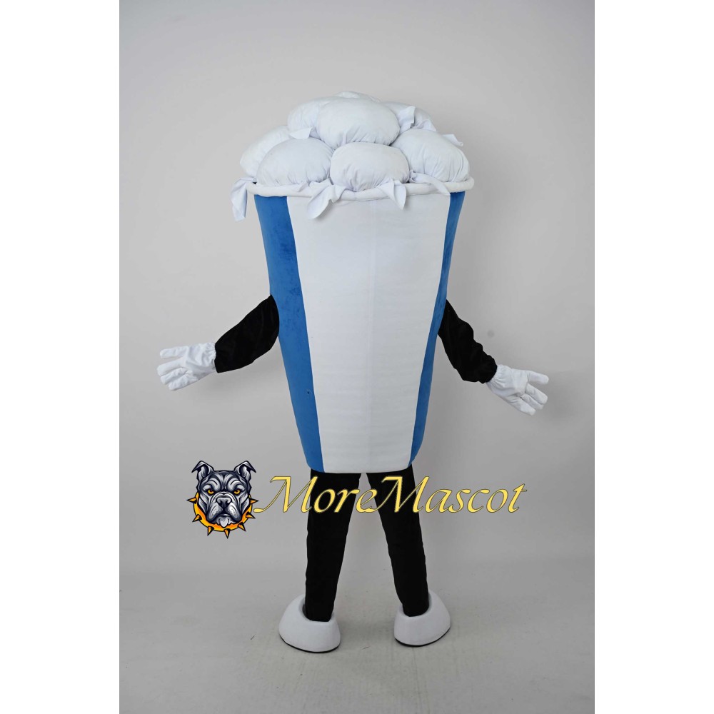 Happy Popcorn Mascot Costume