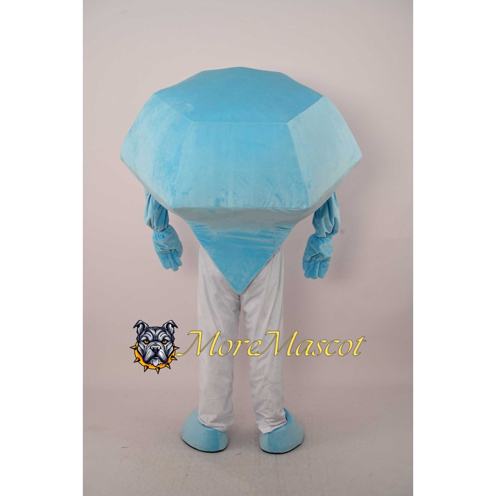Blue Diamond Mascot Costume
