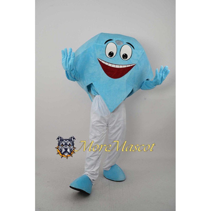 Blue Diamond Mascot Costume