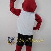 Sports Red Dragon Mascot Costume