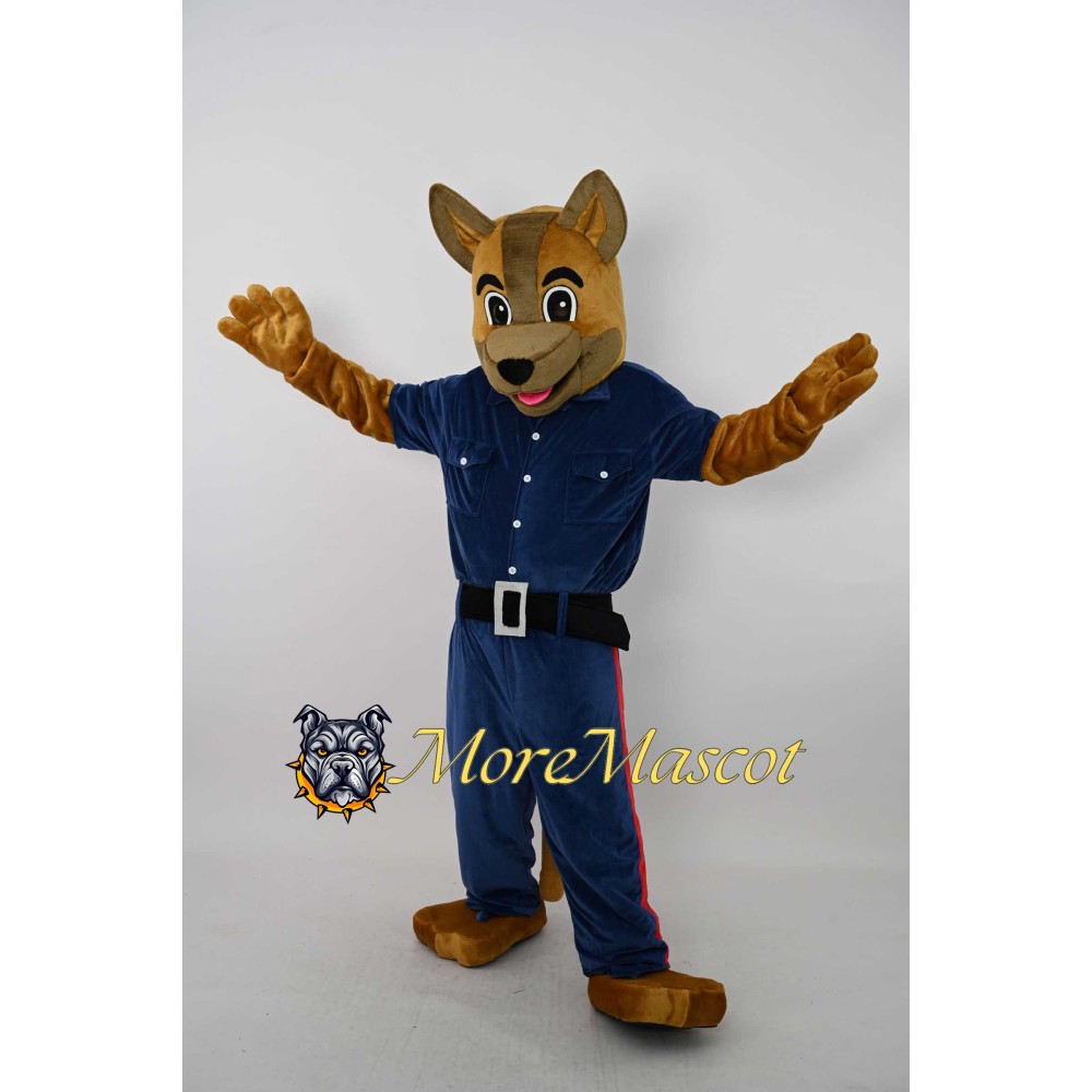 Police Dog Mascot Costume