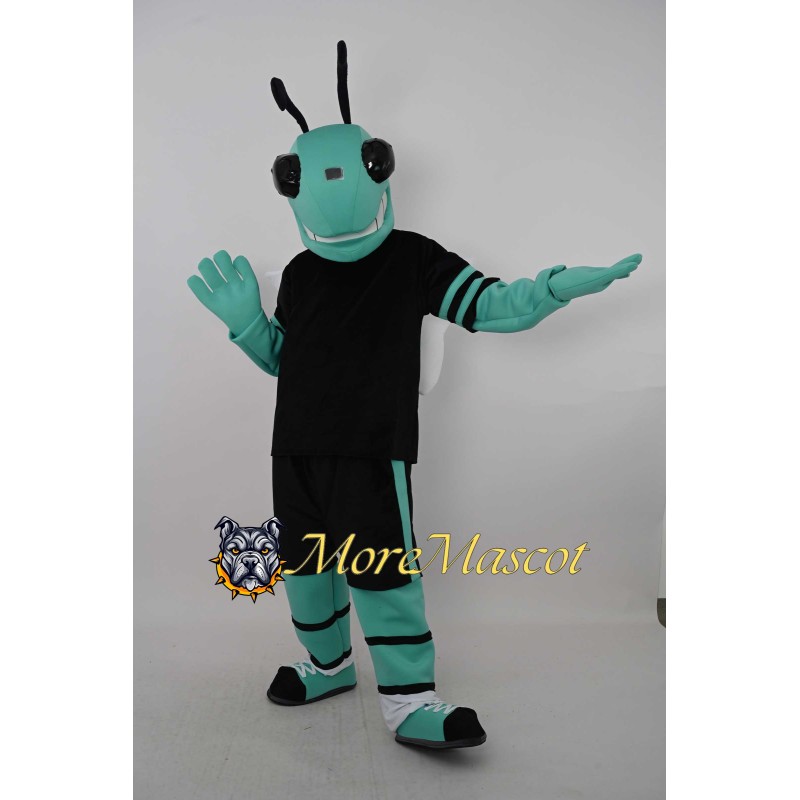 Sports Green Hornet Mascot Costume