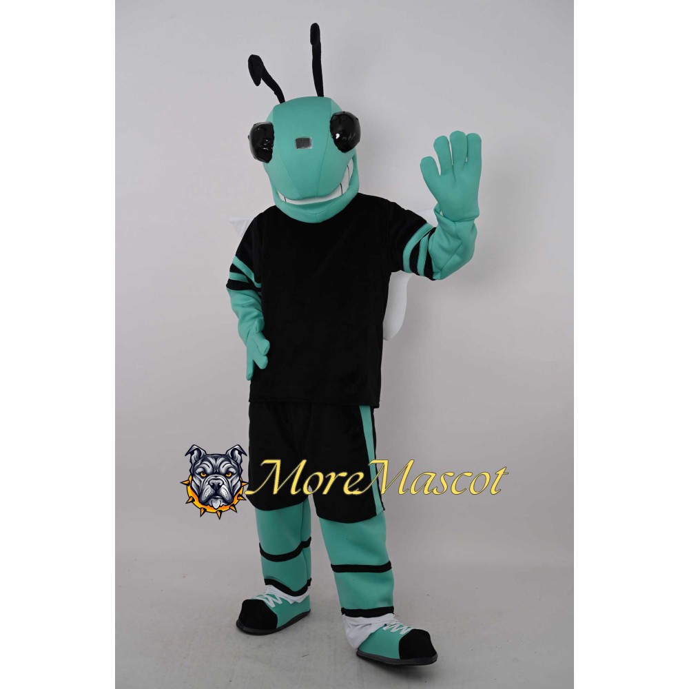 Sports Green Hornet Mascot Costume