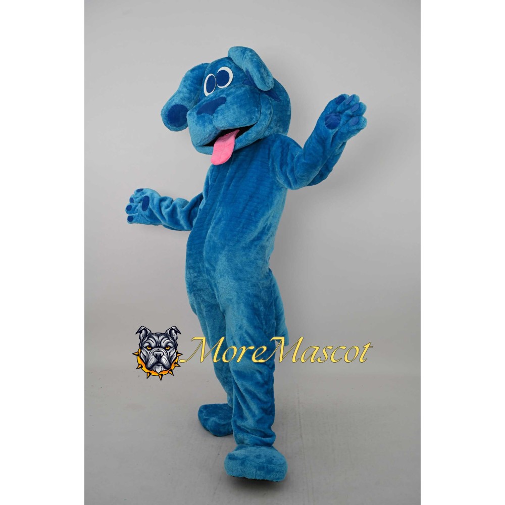 Blue Dog Mascot Costume