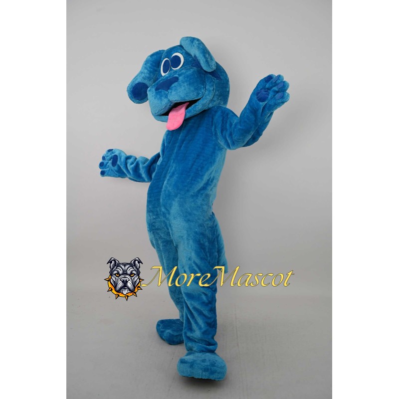 Blue Dog Mascot Costume