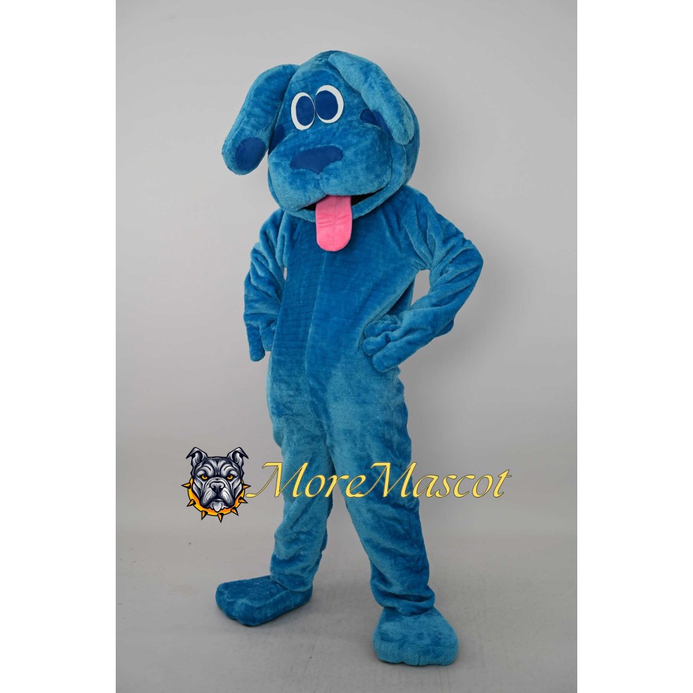 Blue Dog Mascot Costume