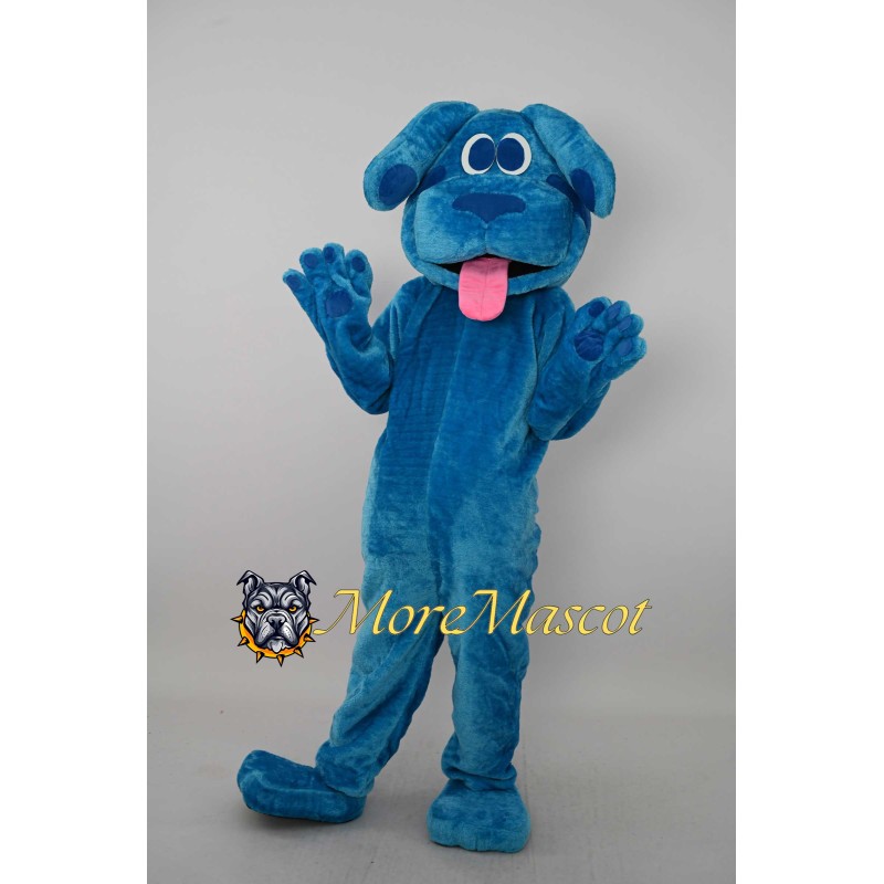 Blue Dog Mascot Costume