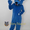 Blue Leopard Mascot Costume