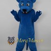 Blue Leopard Mascot Costume