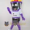 Purple Torch Mascot Costume
