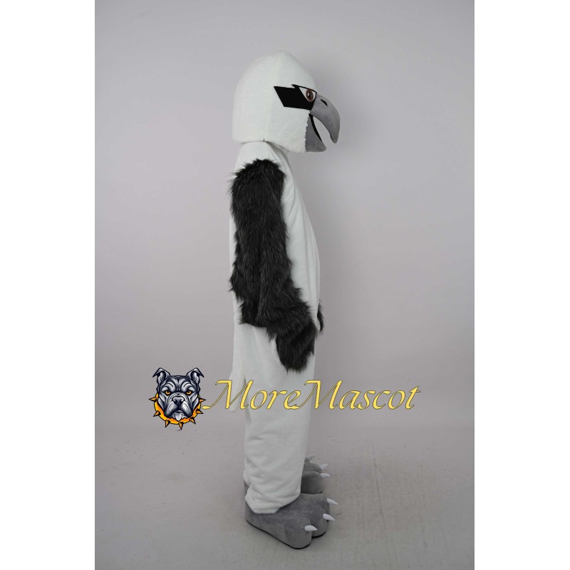 White Bald Eagle Mascot Costume