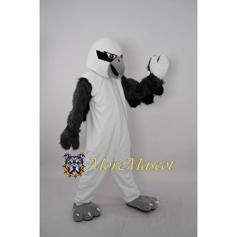 White Bald Eagle Mascot Costume