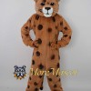 Brown Leopard Mascot Costume