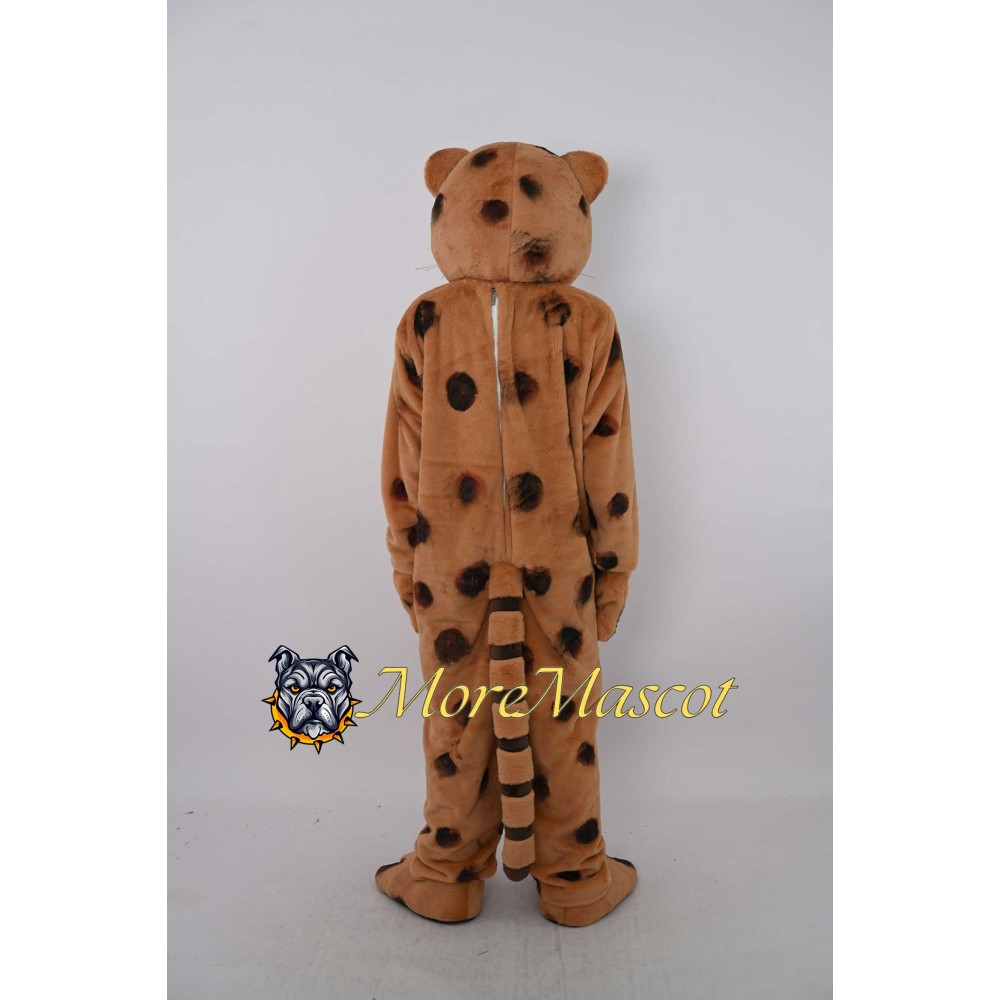 Brown Leopard Mascot Costume