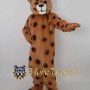 Brown Leopard Mascot Costume