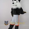 University Black Wolf Mascot Costume