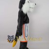 University Black Wolf Mascot Costume