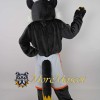 University Black Wolf Mascot Costume