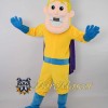 Yellow Superman Mascot Costume