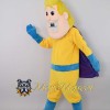 Yellow Superman Mascot Costume