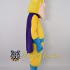 Yellow Superman Mascot Costume