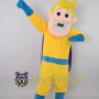 Yellow Superman Mascot Costume