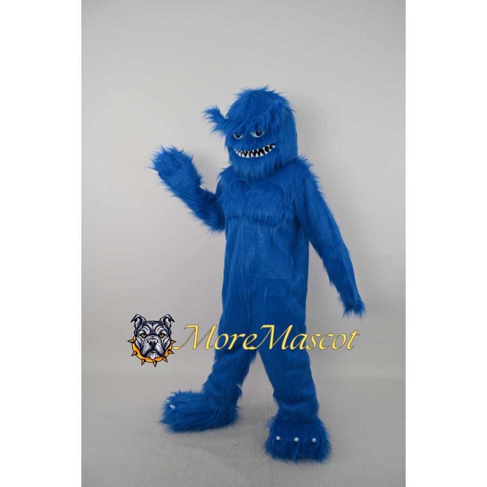 Blue Monster Mascot Furry Costume
