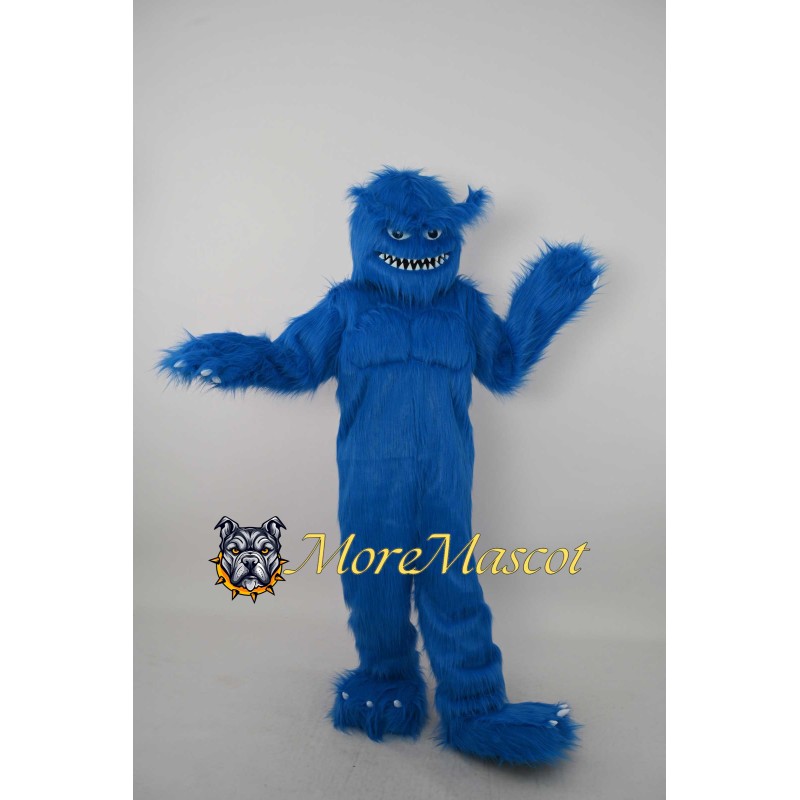 Blue Monster Mascot Furry Costume
