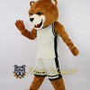 Sports Brown Bear Mascot Costume