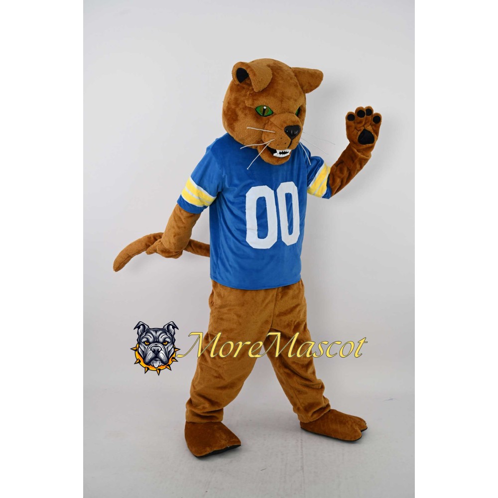 Sports Brown Panther Mascot Costume
