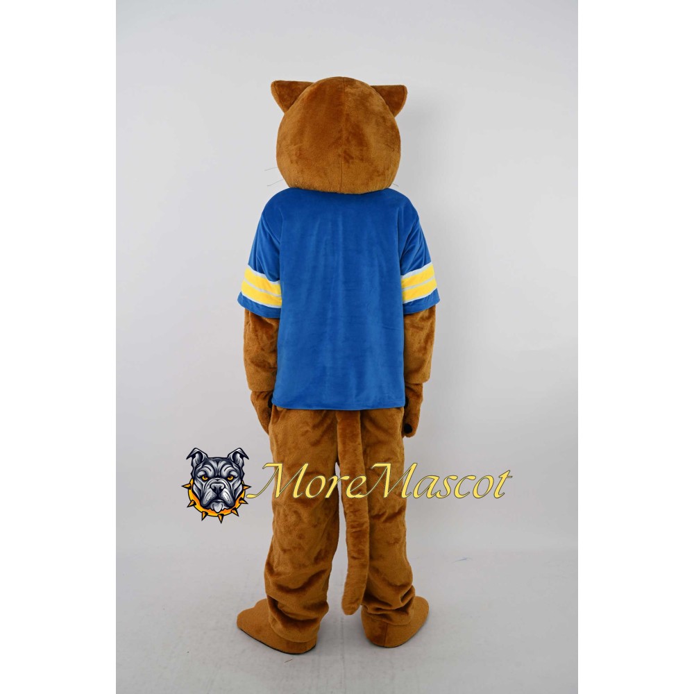 Sports Brown Panther Mascot Costume
