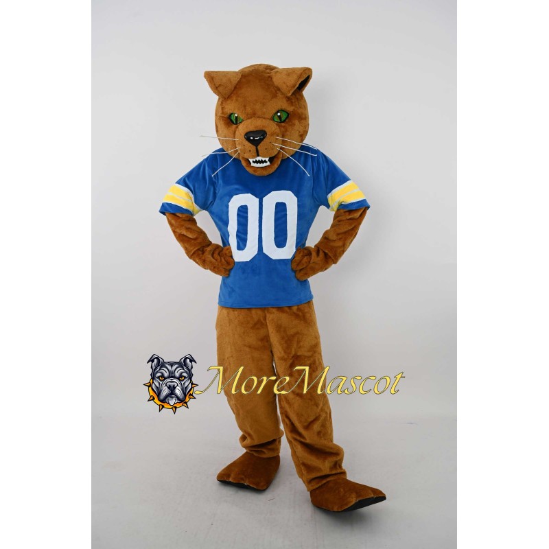 Sports Brown Panther Mascot Costume
