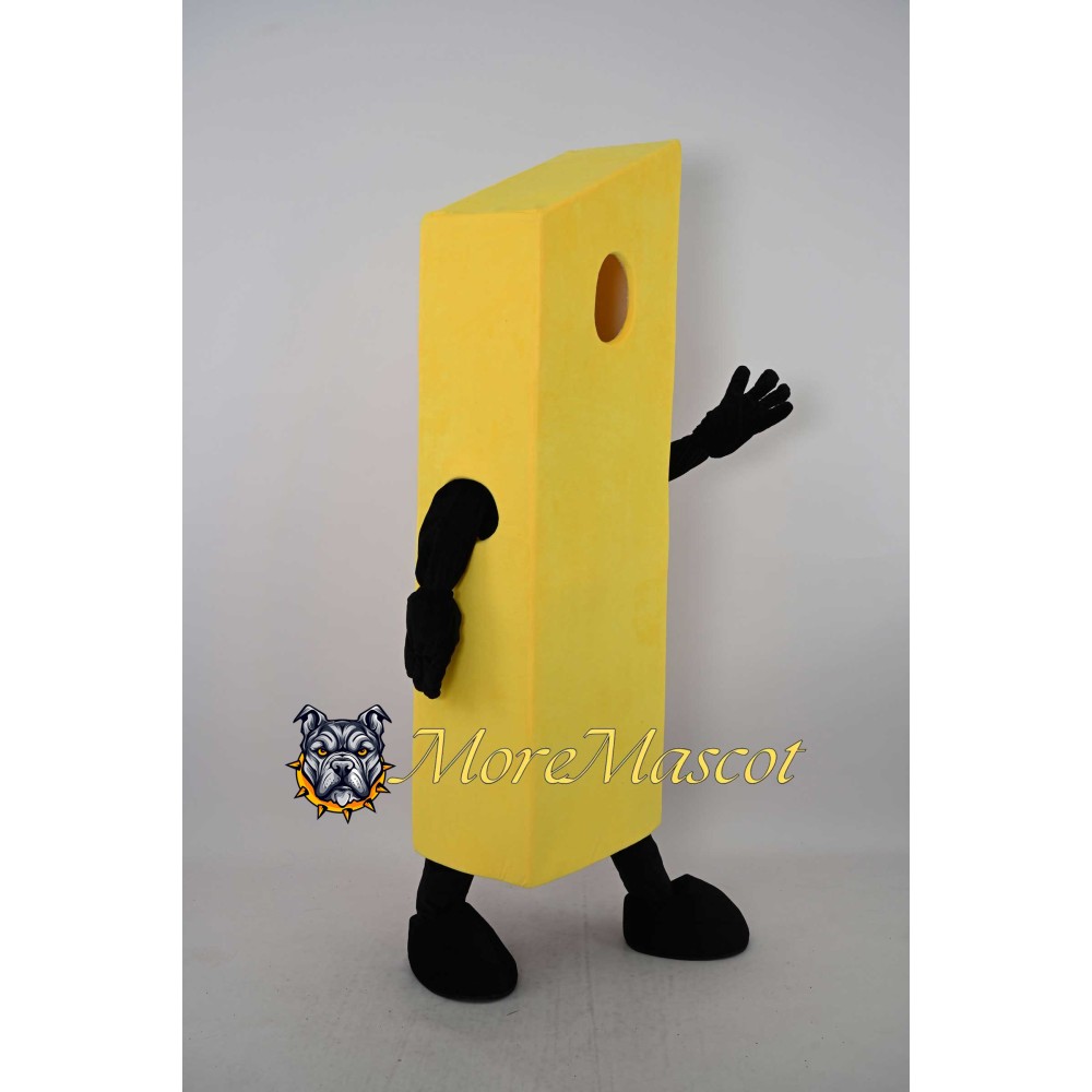 Yellow Building Block Mascot Costume