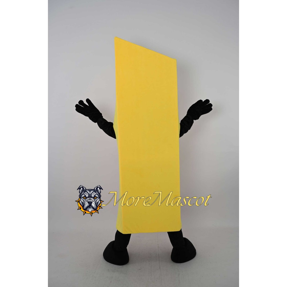 Yellow Building Block Mascot Costume