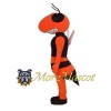Red Bee Mascot Costume