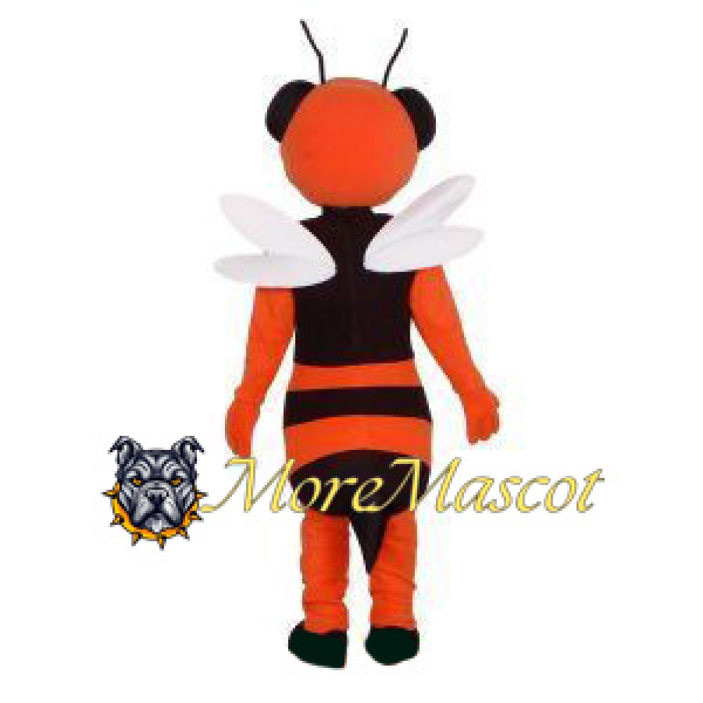 Red Bee Mascot Costume