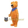 Bib Brown Bear Mascot Costume