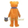 Bib Brown Bear Mascot Costume