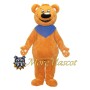 Bib Brown Bear Mascot Costume