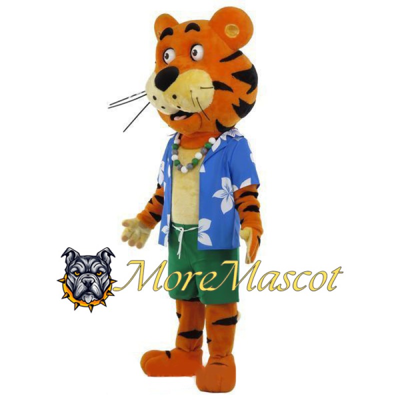 Holiday Tiger Mascot Costume