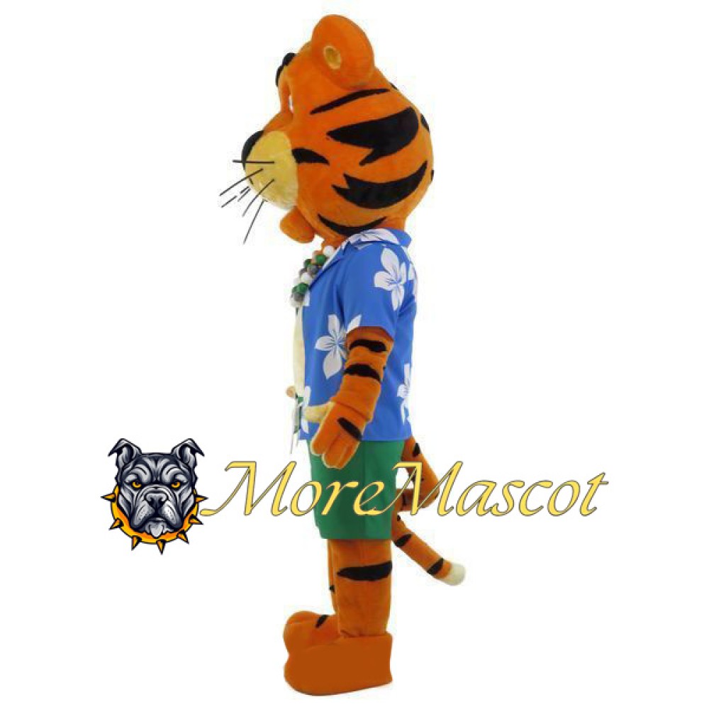 Holiday Tiger Mascot Costume